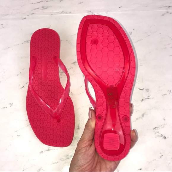 NWOT Sigerson Morrison Jewel Heel Thong Sandal - Picture 9 of 10